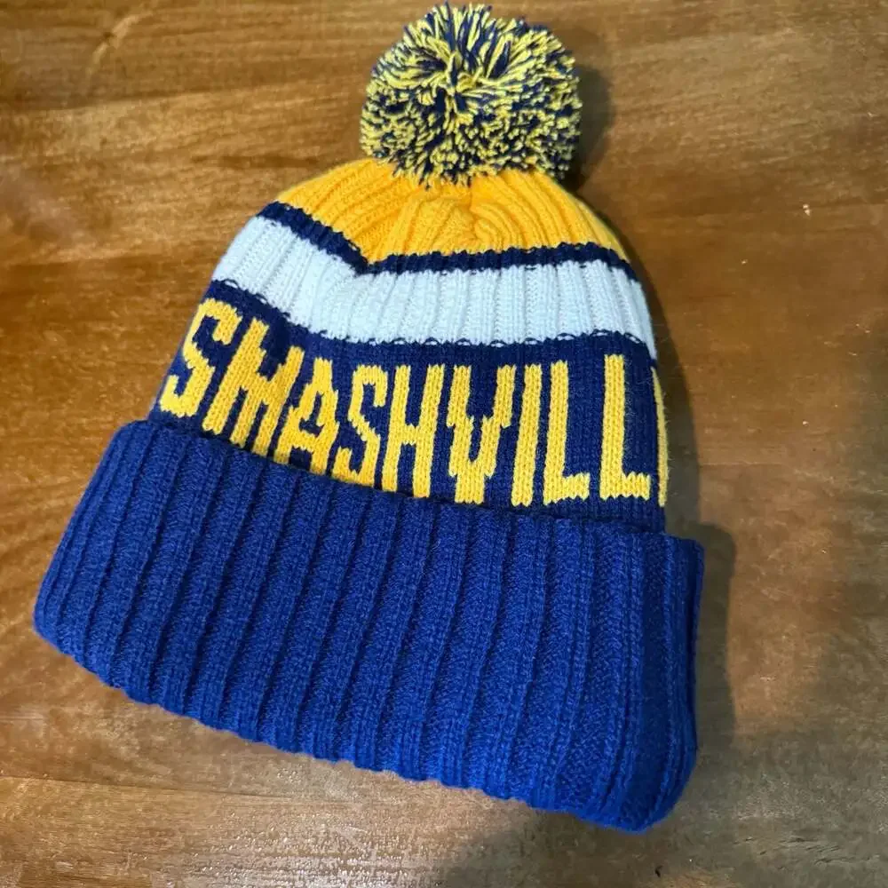 Nashville Predators Smashville Retro Pom Knit Hat Beanie